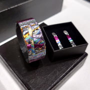 Bracelet Luxury Multicolor Bordeaux Armbånd
