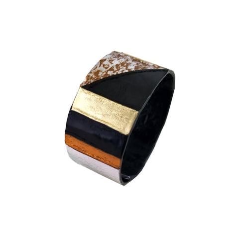 Bracelet Diagonal Black Gold &amp; Copper
