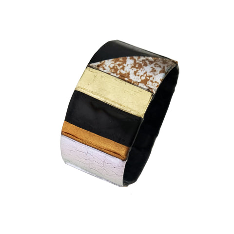 Bracelet Diagonal Black Gold &amp; Copper