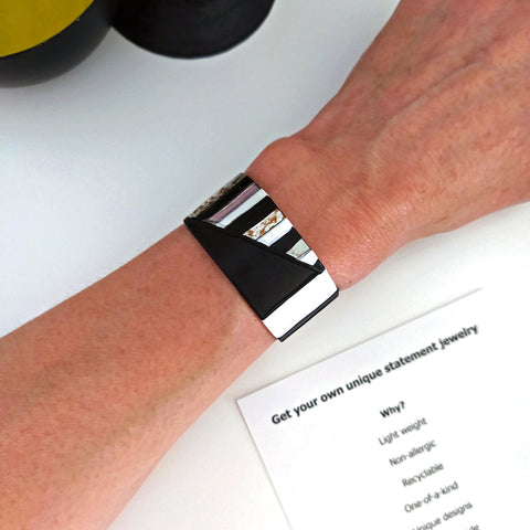Armbånd Luxury Bracelet Black & White