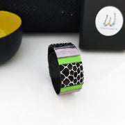 Armbånd Black Snake Grøn