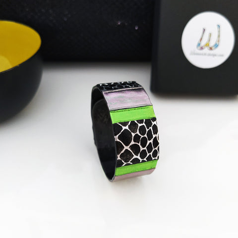 Armbånd Black Snake Grøn