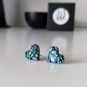 Øreringe Glam Hearts Iceblue