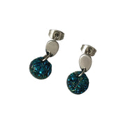 Øreringe Simple Luxury Turquoise Circle