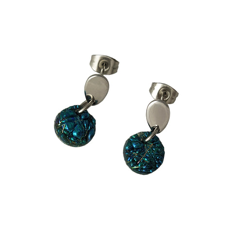 Øreringe Simple Luxury Turquoise Circle
