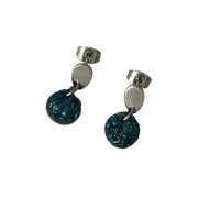 Øreringe Simple Luxury Turquoise Circle