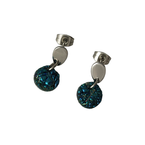 Øreringe Simple Luxury Turquoise Circle