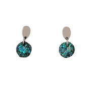 Øreringe Simple Luxury Turquoise Circle