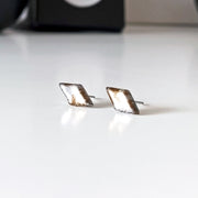 Øreringe Simple Pair Diamant Silver Mix