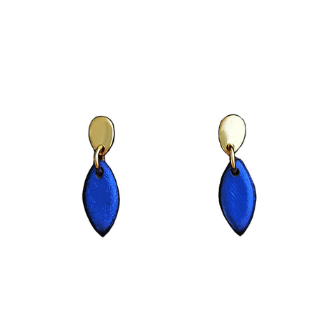 Øreringe Simple Luxury Royal Blue